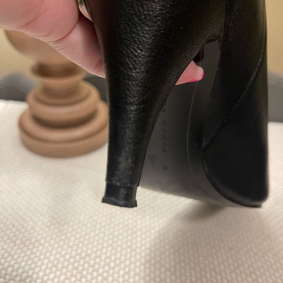 Zara Black Ankle Boots with Silver Accents - Picture 11 of 11
